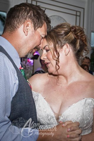 Bride and Groom first dance at Cliff Hill Great Yarmouth NR31 6DH