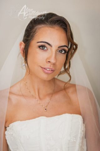 Portrait of Bride at George Hotel Norwich