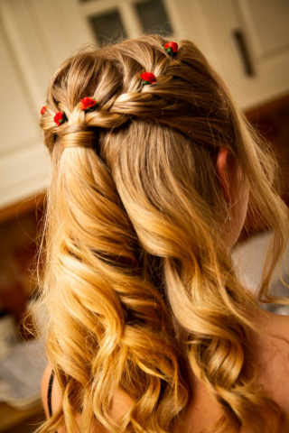 Bridesmaids hair at Park Farm Hotel Hethersett