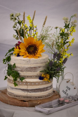 Sunflower Wedding Cake